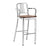 Emeco 1104 Navy Bar Stool With Wood Seat bar seating Emeco Hand-Polished Walnut With Arms