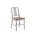 Emeco 1104 Navy Chair With Wood Seat Side/Dining Emeco Hand-Brushed White Oak 