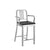 Emeco 1104 Navy Counter Stool With Wood Seat Side/Dining Emeco Hand-Brushed Black Stained Oak With Arms