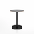 Emeco 2 Inch Flat Base Cafe Table - Round Top Coffee table Emeco Table Top 24" / 60 cm Black Powder Coated Gray Laminate Plywood