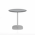 Emeco 2 Inch Flat Base Cafe Table - Round Top Coffee table Emeco Table Top 30" / 76 cm Hand Brushed Gray HPL