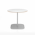 Emeco 2 Inch Flat Base Cafe Table - Round Top Coffee table Emeco Table Top 36" / 91 cm Hand Brushed White Laminate Plywood