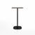 Emeco 2 Inch Flat Base Bar Height Table - Square Top Coffee table Emeco Table Top 24" Black Powder Coated Aluminum Walnut Wood