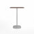 Emeco 2 Inch Flat Base Bar Height Table - Square Top Coffee table Emeco Table Top 30" Brushed Aluminum Walnut Wood