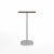 Emeco 2 Inch Flat Base Bar Height Table - Square Top Coffee table Emeco Table Top 24" Brushed Aluminum Walnut Wood