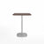 Emeco 2 Inch Flat Base Counter Height Table - Square Top Coffee table Emeco Table Top 30" Brushed Aluminum Walnut Wood