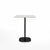 Emeco 2 Inch Flat Base Counter Height Table - Square Top Coffee table Emeco Table Top 30" Black Powder Coated Aluminum White Laminate Plywood