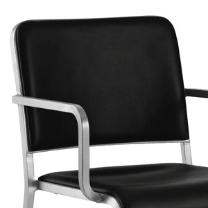 Emeco 20-06 Arm Chair Side/Dining Emeco Hand-Brushed Back pad only +$125.00 No Glides