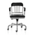 Emeco Navy Semi-Upholstered Swivel Armchair task chair Emeco Hand-Brushed 