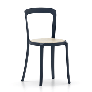 Emeco On & On Chair - Plywood Seat Chairs Emeco DarK Blue Oak Plywood 