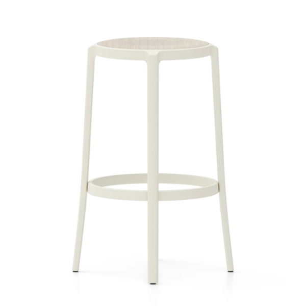 Emeco On & On Stool - Plywood Seat Stools Emeco Bar Height 29.5" White Oak Plywood