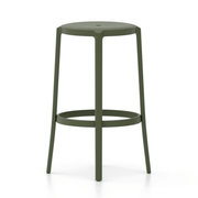 Emeco On & On Stool - Recycled Plastic Seat Stools Emeco Bar Height 29.5" Green 