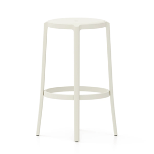 Emeco On & On Stool - Recycled Plastic Seat Stools Emeco Bar Height 29.5" White 