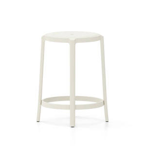 Emeco On & On Stool - Recycled Plastic Seat Stools Emeco Counter Height 24.75" White 