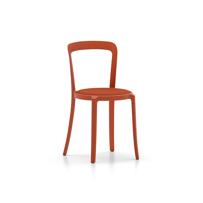 Emeco On & On Chair - Upholstered Chairs Emeco Fabric Orange 