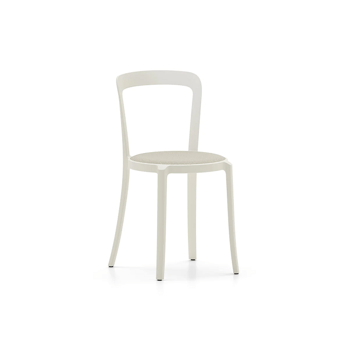 Emeco On & On Chair - Upholstered Chairs Emeco Fabric White 