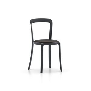 Emeco On & On Chair - Upholstered Chairs Emeco Leather Black 