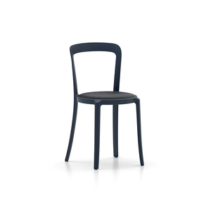 Emeco On & On Chair - Upholstered Chairs Emeco Leather Dark Blue 