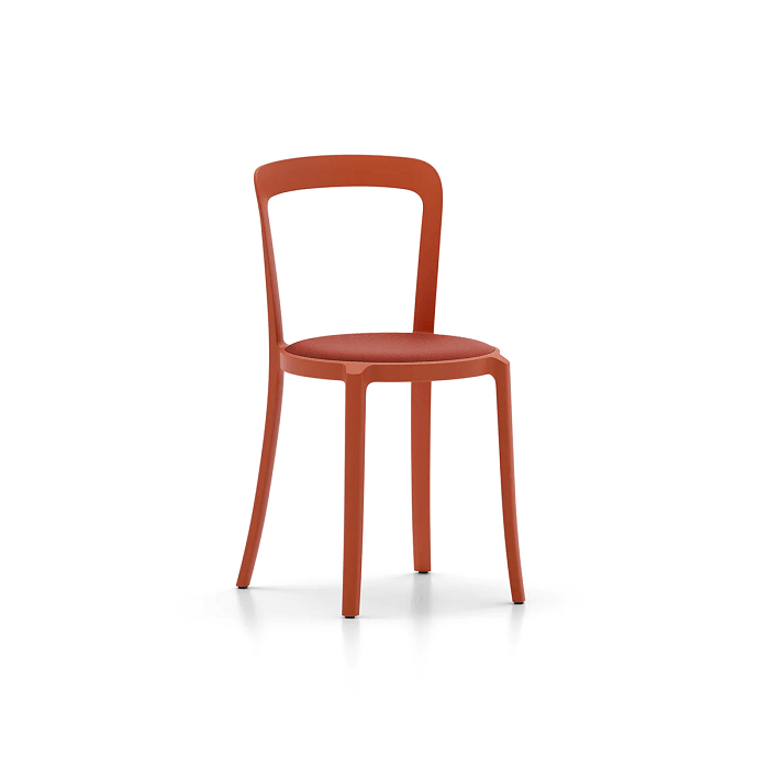 Emeco On & On Chair - Upholstered Chairs Emeco Leather Orange 