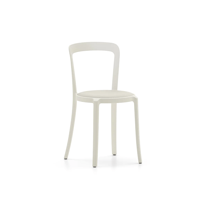 Emeco On & On Chair - Upholstered Chairs Emeco Leather White 