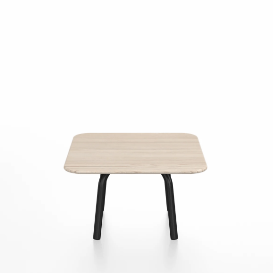 Emeco Parrish Low Table - Square Top Coffee Tables Emeco Table Top 24" Black Powder Coated Aluminum Ash Wood