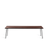 Emeco Run Bench Benches Emeco 3-Seat Bench Clear Anodized Walnut