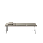 Emeco Run Daybed Beds Emeco Clear Anodized Aluminum Walnut Kvadrat Hallingdal 200
