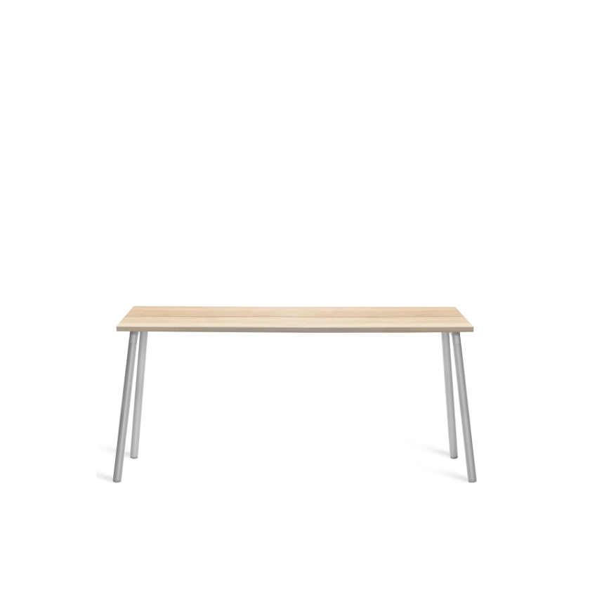 Emeco Run High Side Table table Emeco 62 inches Clear Anodized Accoya