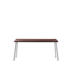 Emeco Run High Side Table table Emeco 62 inches Clear Anodized Walnut