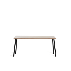 Emeco Run High Side Table table Emeco 62 inches Black Powder Coated Ash