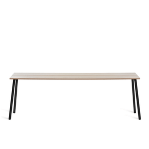 Emeco Run High Side Table table Emeco 86 inches Black Powder Coated Ash