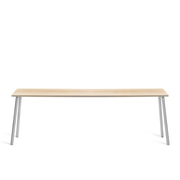 Emeco Run High Side Table table Emeco 86 inches Clear Anodized Accoya