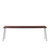 Emeco Run High Side Table table Emeco 86 inches Clear Anodized Walnut