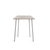 Emeco Run High Table 32" table Emeco Clear Aluminum Frame - Ash Top Finish 