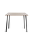 Emeco Run High Table table Emeco 48"/ 122 CM Black Powder Coated Frame Ash