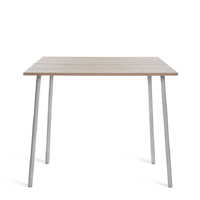 Emeco Run High Table table Emeco 48"/ 122 CM Clear Aluminum Frame Ash