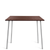 Emeco Run High Table table Emeco 48"/ 122 CM Clear Aluminum Frame Walnut