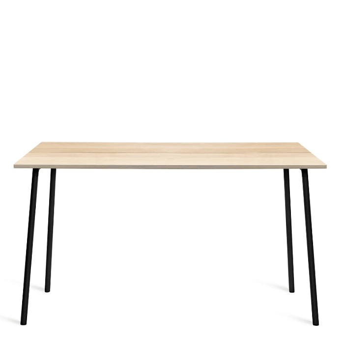 Emeco Run High Table table Emeco 72" / 183 CM Black Powder Coated Frame Accoya (Outdoor Approved)