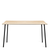 Emeco Run High Table table Emeco 72" / 183 CM Black Powder Coated Frame Accoya (Outdoor Approved)