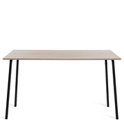 Emeco Run High Table table Emeco 72" / 183 CM Black Powder Coated Frame Ash