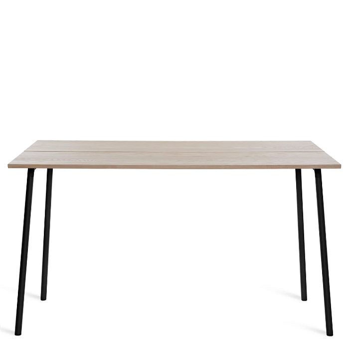 Emeco Run High Table table Emeco 72" / 183 CM Black Powder Coated Frame Ash