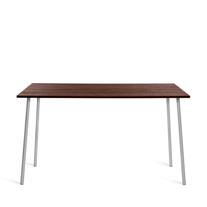 Emeco Run High Table table Emeco 72" / 183 CM Clear Aluminum Frame Walnut