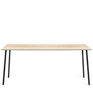 Emeco Run High Table table Emeco 96" / 244 CM Black Powder Coated Frame Accoya (Outdoor Approved)