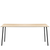 Emeco Run High Table table Emeco 96" / 244 CM Black Powder Coated Frame Accoya (Outdoor Approved)