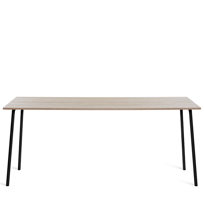 Emeco Run High Table table Emeco 96" / 244 CM Black Powder Coated Frame Ash