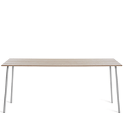 Emeco Run High Table table Emeco 96" / 244 CM Clear Aluminum Frame Ash