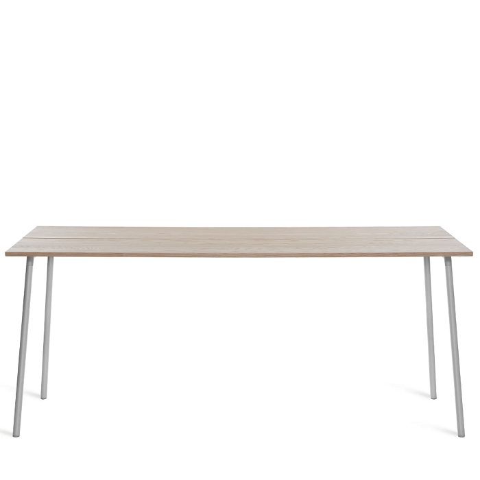 Emeco Run High Table table Emeco 96" / 244 CM Clear Aluminum Frame Ash