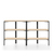 Emeco Run Shelf storage Emeco Black Powder Coated Frame - Accoya Top Finish 