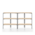 Emeco Run Shelf storage Emeco Clear Aluminum Frame - Accoya Top Finish 