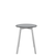 Emeco Su Cafe Round Table Dining Tables Emeco Table Top 24" Clear Anodized Aluminum Legs Gray HPL